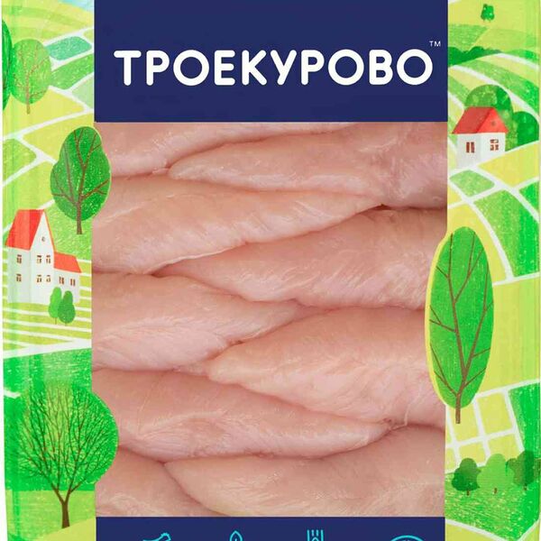 Филе цыпленка Троекурово малое охлажденное 500г