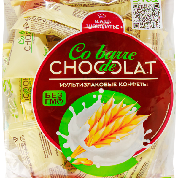 COBARDE el chocolate Конфеты мультизлаковые в белой глазури