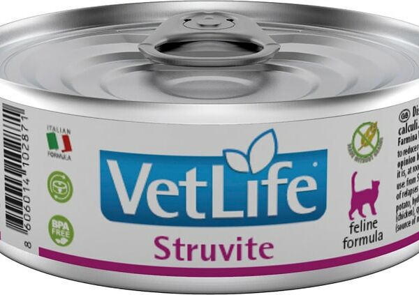 Влажный корм для кошек Farmina Vet Life Cat Struvite диетический с курицей при струвитных уролитах 85г