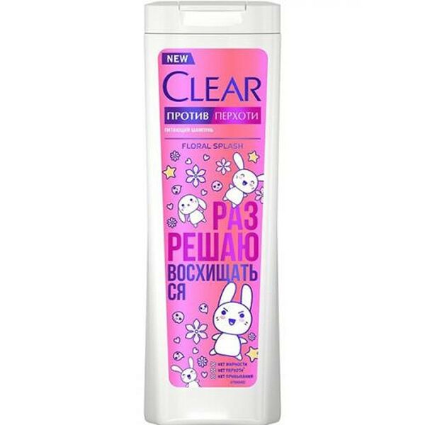 Шампунь для волос Clear Vita Abe Floral Splash женский, 380 мл