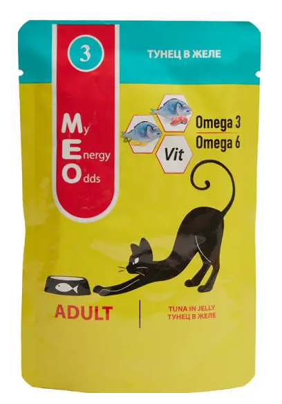 Влажный корм для кошек МЕО тунец в желе
