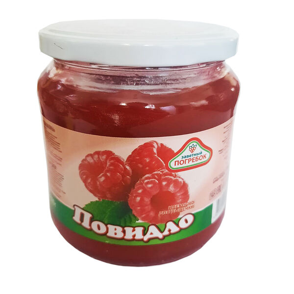 Повидло Заветный погребок 500г с/б Малиновое