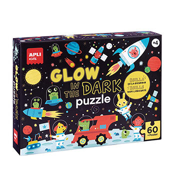 Пазл Apli kids люминисцентный «Космос» от 3-х лет, Испания