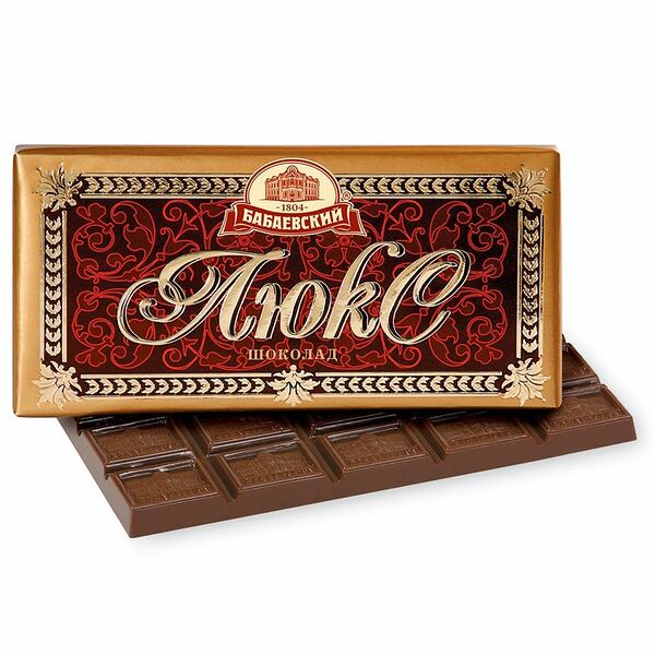 Шоколад тёмный Бабаевский Люкс, 90г