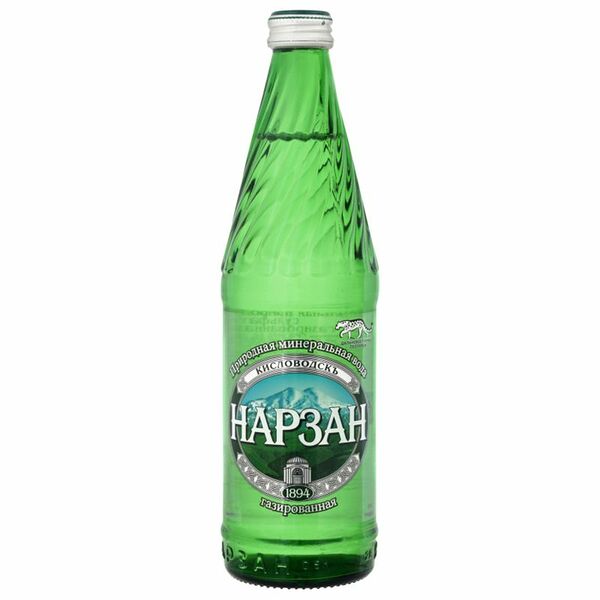 Вода Нарзан Элита минеральная лечебно-столовая газированная, 500мл