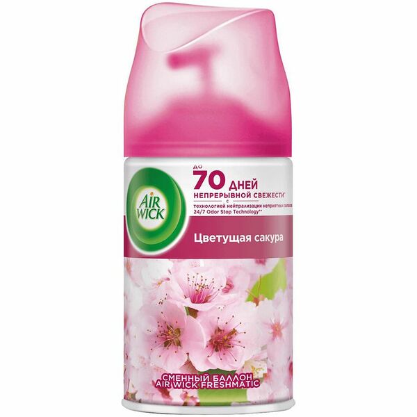Сменный баллон для автоматического освежителя воздуха Air Wick Цветущая сакура 250 мл