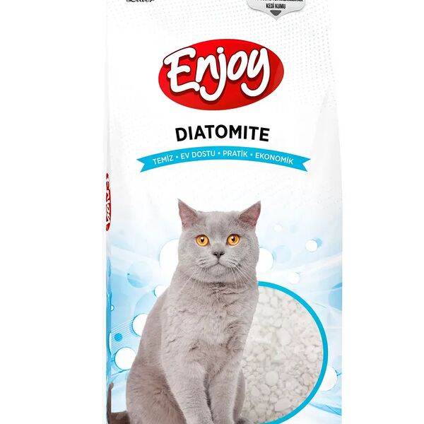 Наполнитель 7л ENJOY гипоаллергенный впитывающий из диатомита