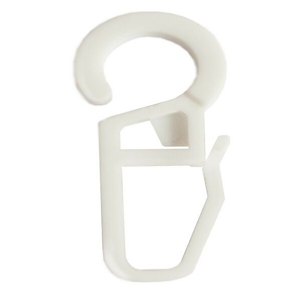 Крючки Уют для колец, 28 мм, 20 шт, пластик, белый