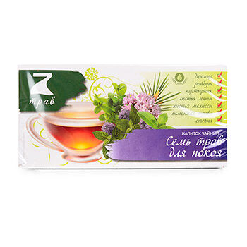 Напиток чайный Семь трав для покоя в пакетиках ТМ 7 трав, 20*1,5г