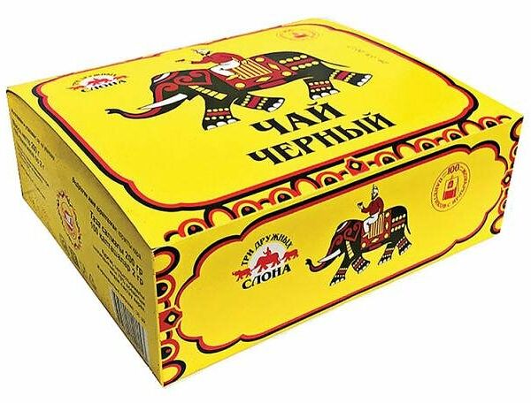 Чай черный, 100*2 г ТМ Три Дружных Слона