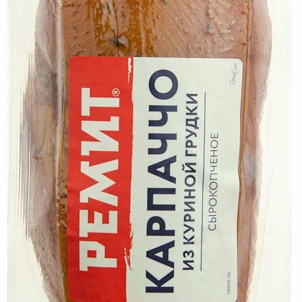 Карпаччо сырокопченый Ремит из мяса птицы