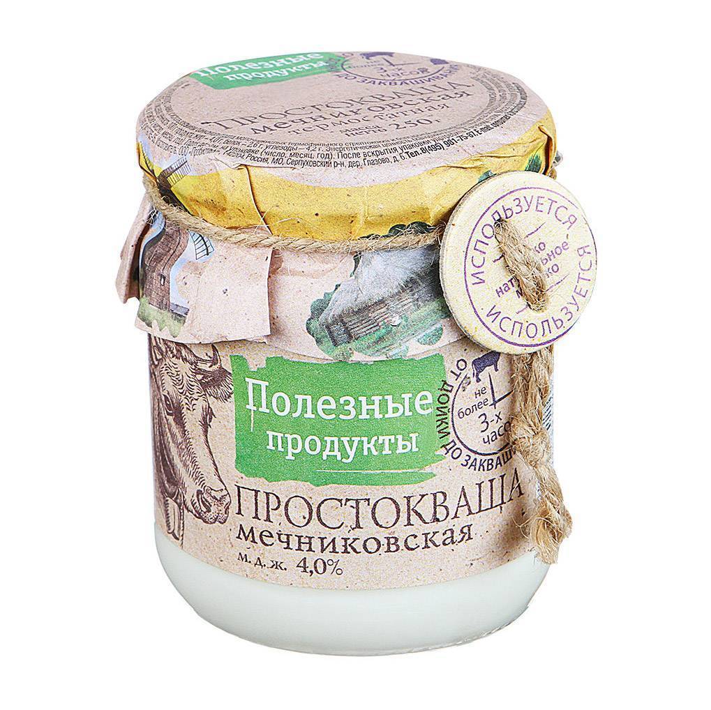 

Простокваша термостатная Полезные продукты Мечниковская 4% 250 г