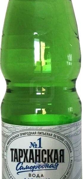 Вода Тарханская-1 питьевая минеральная лечебная столовая газированная 1.5л