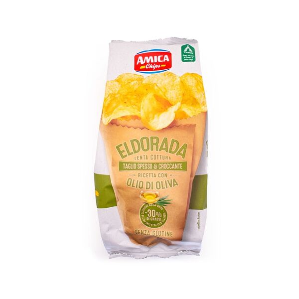 Чипсы картофельные Eldorada Amica Chips c оливковым маслом обезжиренные AMICA CHIPS S.P.A.