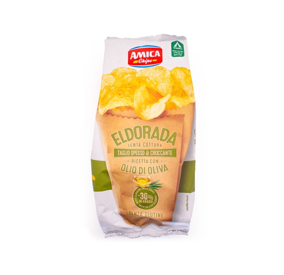 

Чипсы картофельные Eldorada Amica Chips c оливковым маслом обезжиренные 130 г