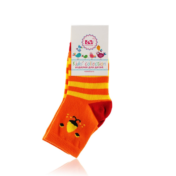 Детские носки Красная ветка С-1741 , Оранжевый , р.12-14