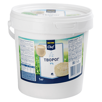 Творог Metro Chef, 9%, 1кг