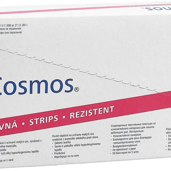 Пластырь Hartmann Cosmos Strips 250 шт 6 х 2 см Полоски износостойкие