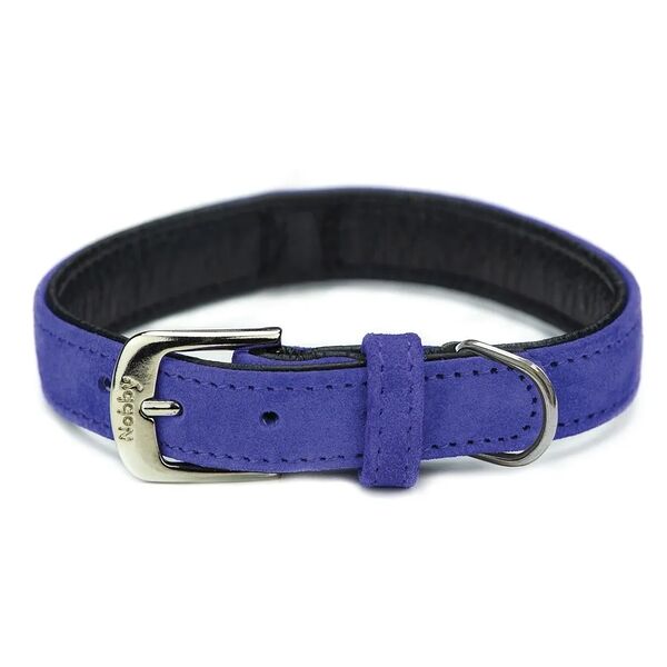 Ошейник для собак Nobby VELOURS 27см 12/14мм замша фиолетовый