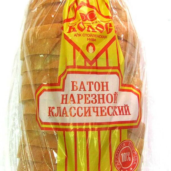 Батон Колос нарезной классический