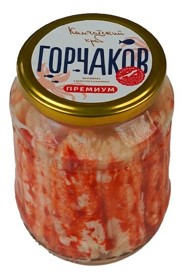 Мясо краба Горчаков натуральное премиум