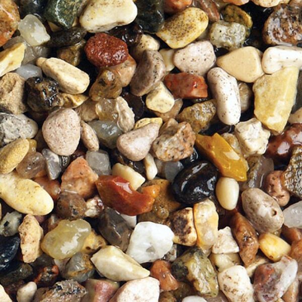 Грунт пестрый в ведре, размер гранул 3-5мм