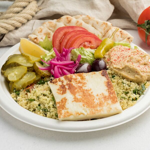 Боул Мезе с сыром Халуми