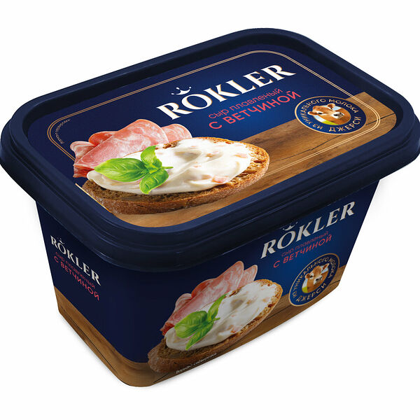 Сыр плавленый Rokler с ветчиной БЗМЖ