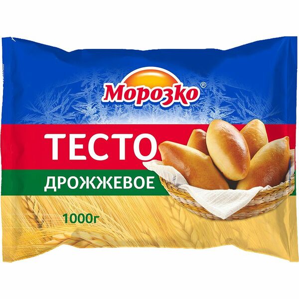 Тесто дрожжевое Морозко, 1кг