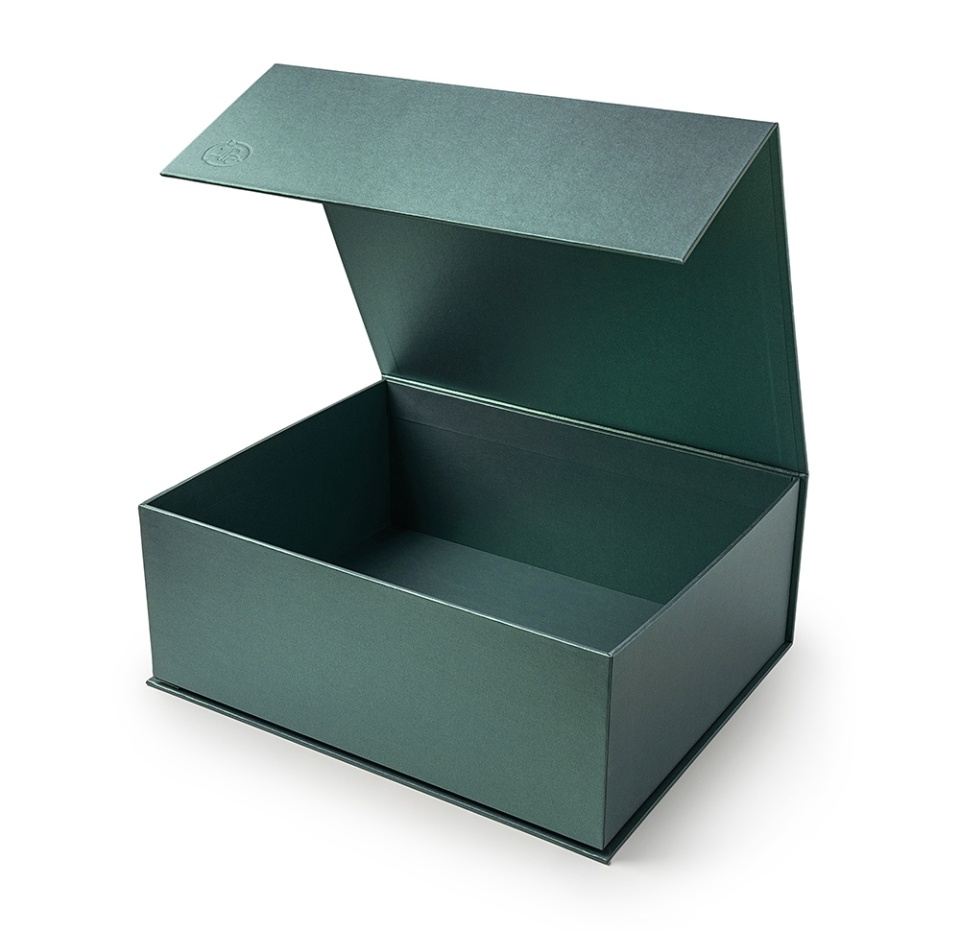 

Коробка подарочная на магните Азбука Вкуса Зеленая 28х35х13 Россия