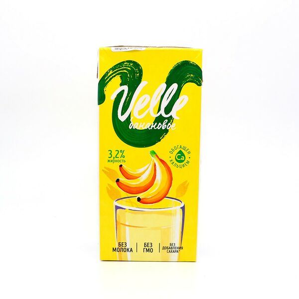 Напиток на растительной осн Velle Овсяное банановое специальное обогащ кальцием ультрапаст и асепт упак д/пит детей старше 3-х лет 1л