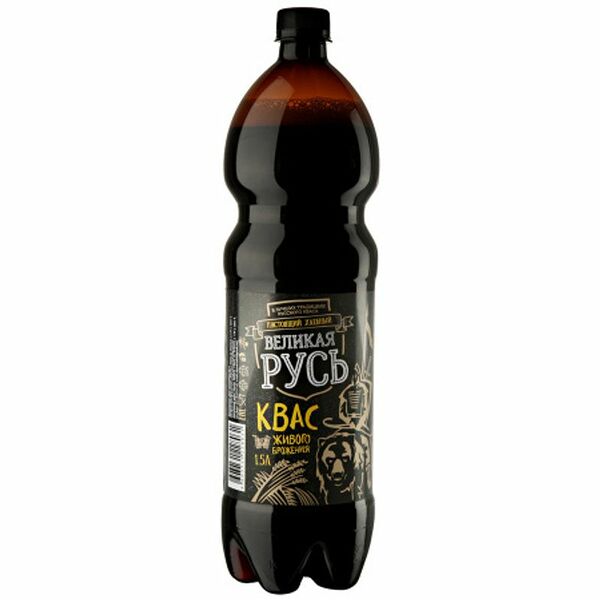 Квас Великая Русь фильтрованный пастеризованный
