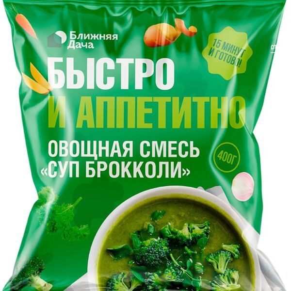 Смесь овощная Ближняя Дача Суп брокколи 400г