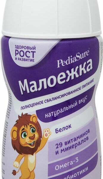 Продукт пищевой для диетического лечебного питания детей PEDIASURE Малоежка натуральный вкус, с 1 года