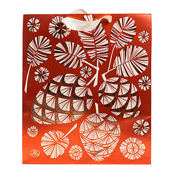 Пакет подарочный Азбука Вкуса Шишки 35х40х14 см, Россия