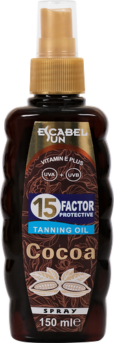Масло для загара ESCABEL SUN Cocoa SPF15, 150мл