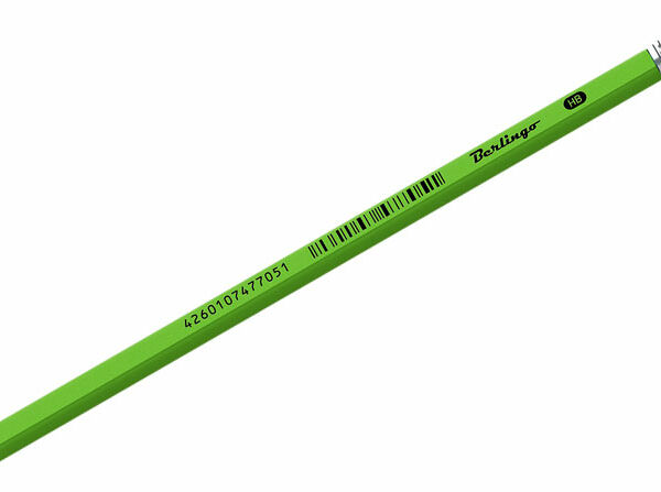 Карандаш чернографитный Рельеф-центр OfficeSpace Hb пластик заточенный