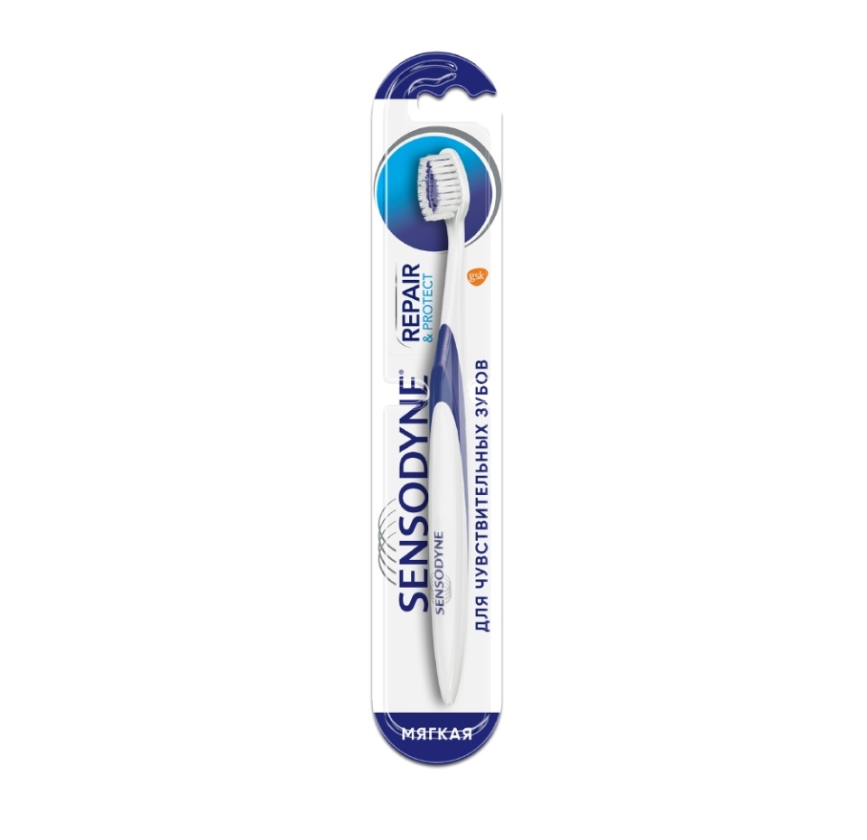 

Зубная щетка Sensodyne Repair & Protect мягкая 1 шт. цвет в ассортименте