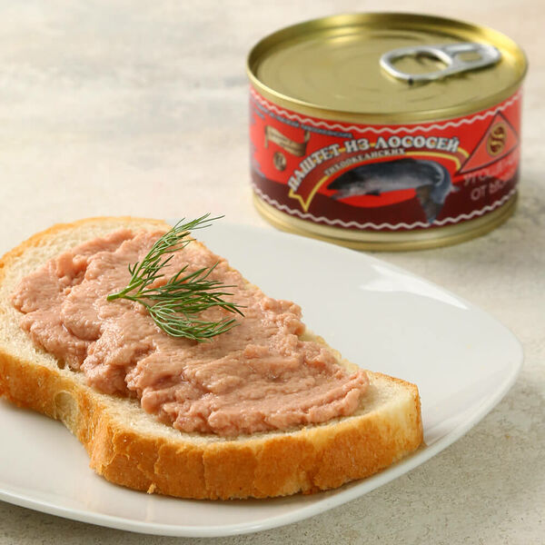 Паштет из лососей тихоокеанских Угощение от моря
