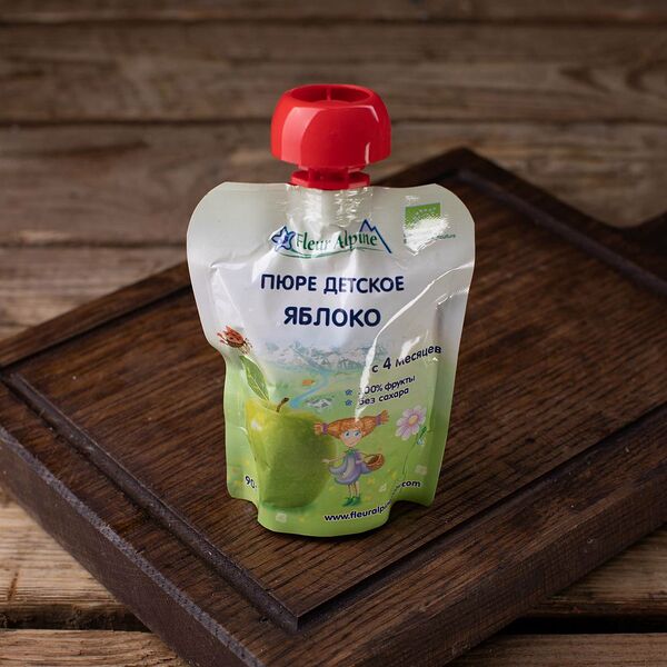 Яблочное пюре Био
