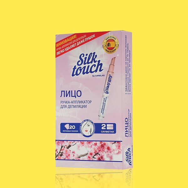 Воск для депиляции Carelax Silk Touch ручка - аппликатор для лица