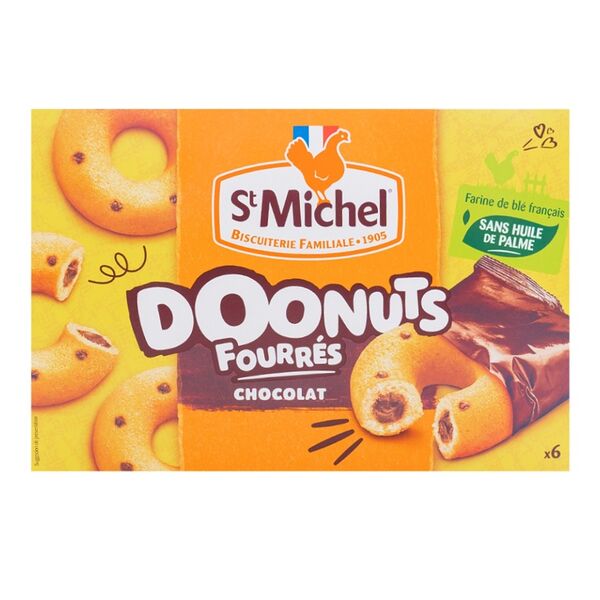 Пончики St Michel с шоколадной начинкой 180 г, Франция