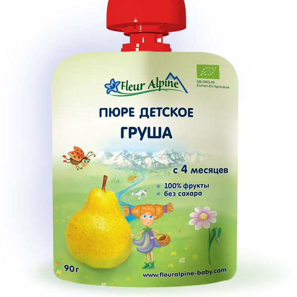 Пюре детское Fleur Alpine Груша с 4 месяцев