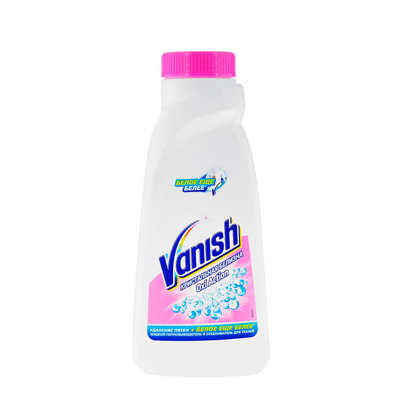 

Пятновыводитель-отбеливатель для белых тканей Vanish Oxi Action Кристальная белизна 450 мл