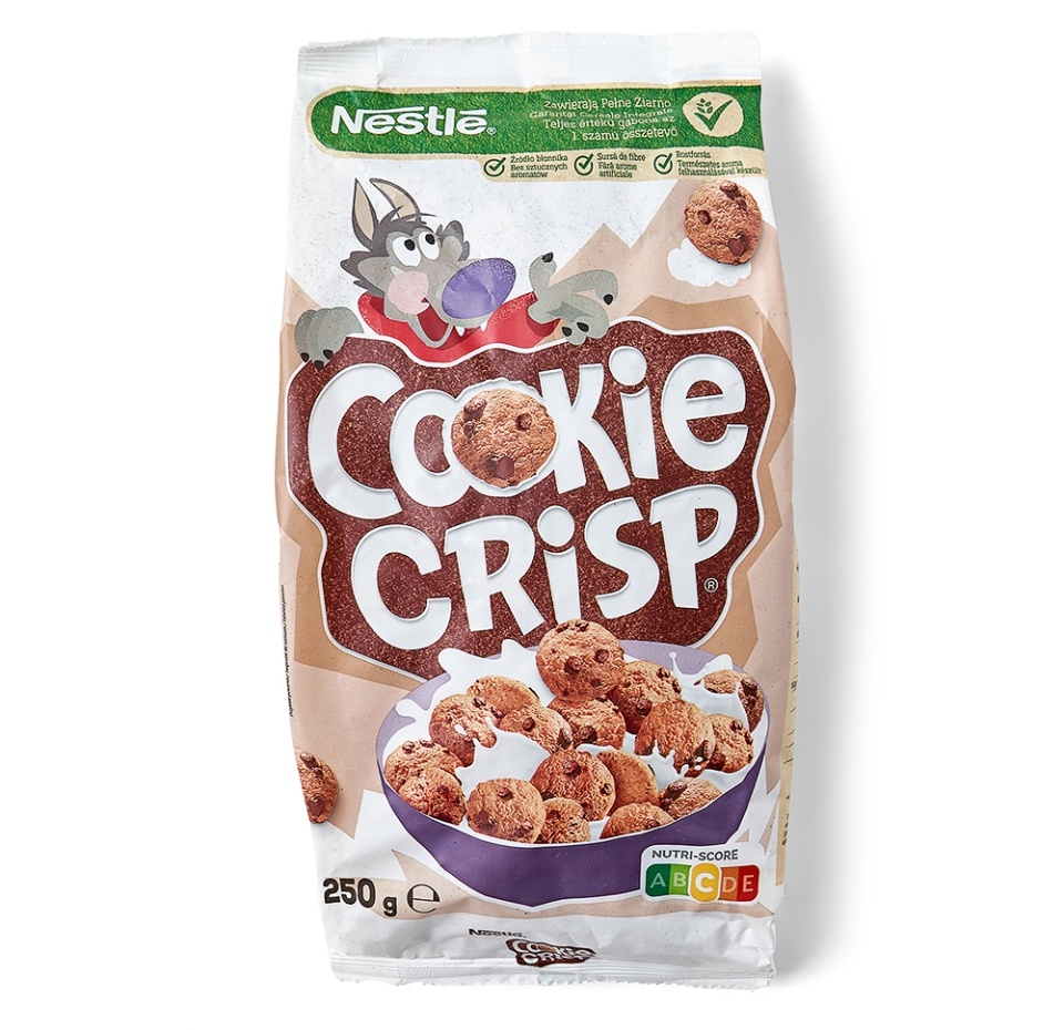 

Готовый завтрак Cookie Crisp печенье с шоколадными каплями Nestle 250г