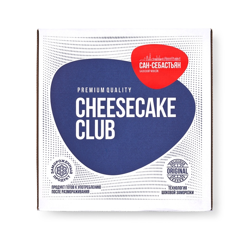 

Чизкейк Cheesecake Club Сан-Себастьян замороженный 1680г, Россия