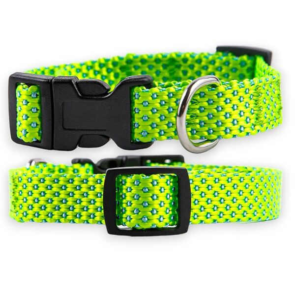 Ошейник Аркон Dog&Vogue NEO нейлон зеленый, 40-60 см 25мм