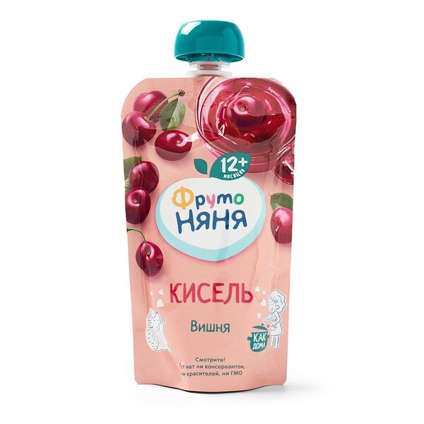Кисель ФрутоНяня вишня с 12 месяцев 130г