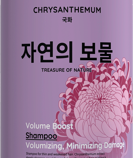 Шампунь для объёма волос KuMiHo хризантема 400 мл