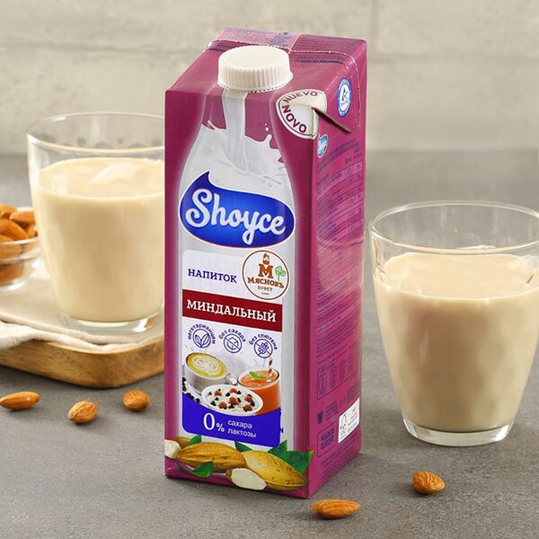 Напиток Shoyce Миндальное молоко без сахара Португалия, 1 л